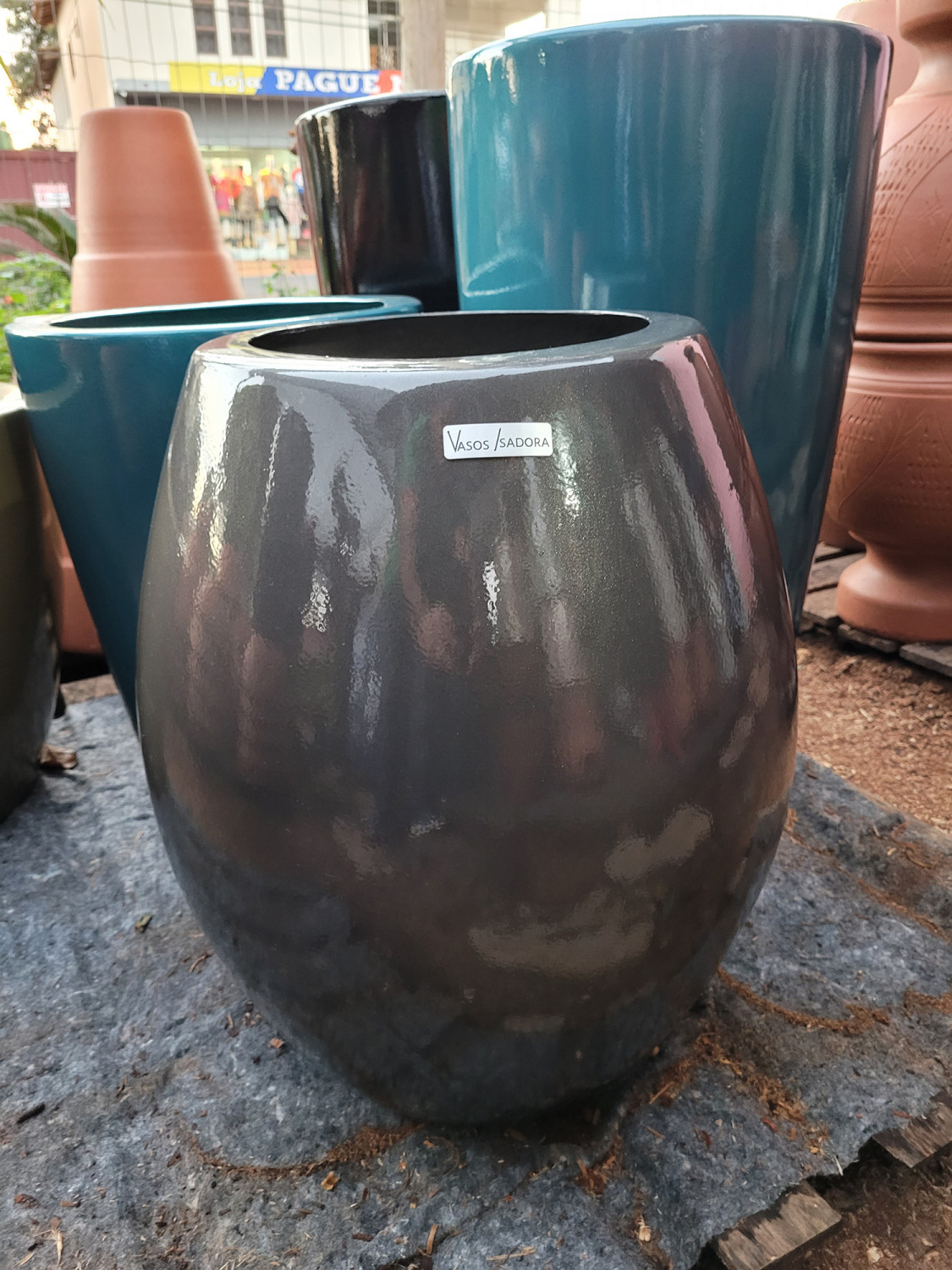 VASOS DE FIBRA DE VIDRO